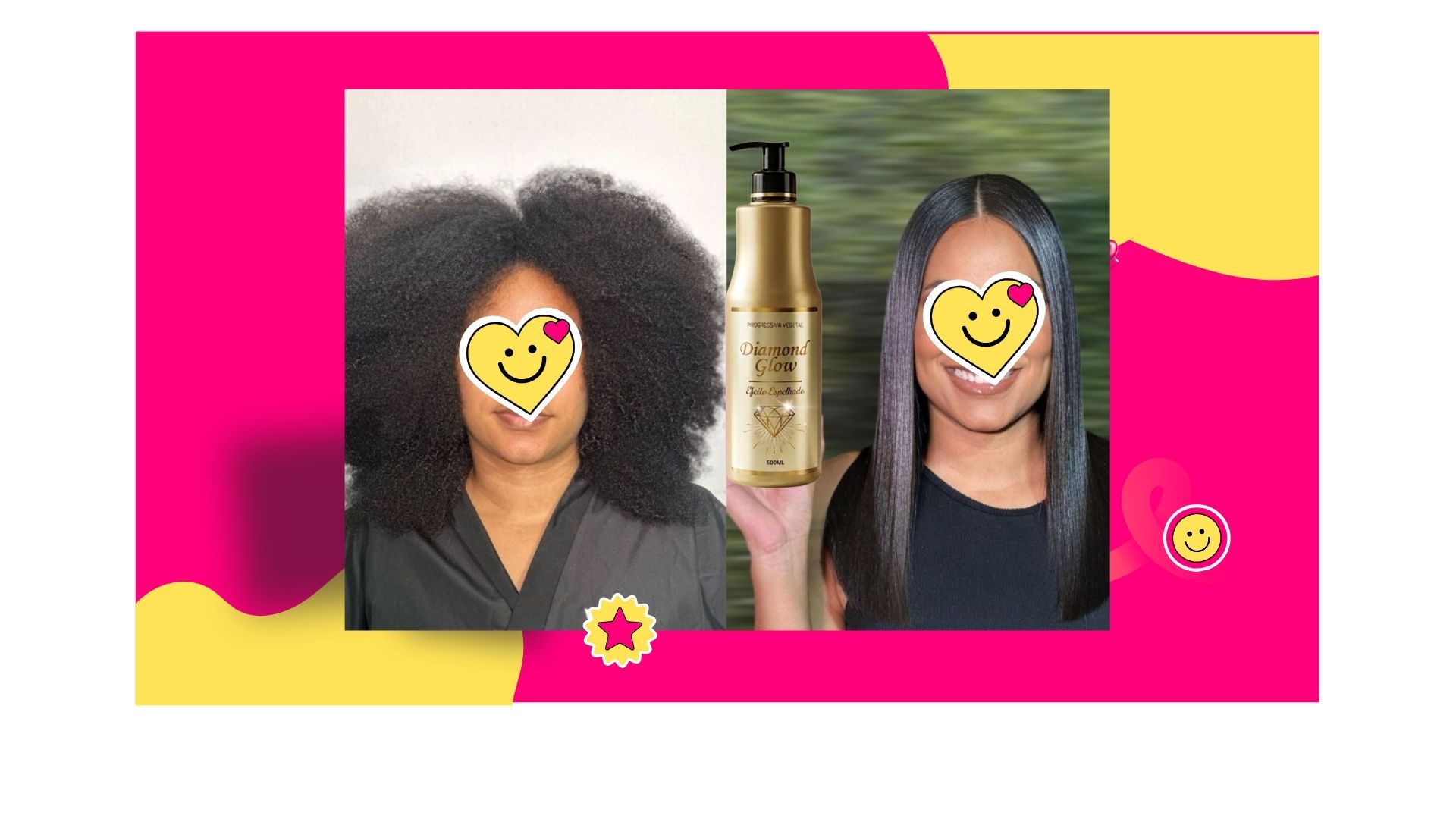 Antes e depois de cliente