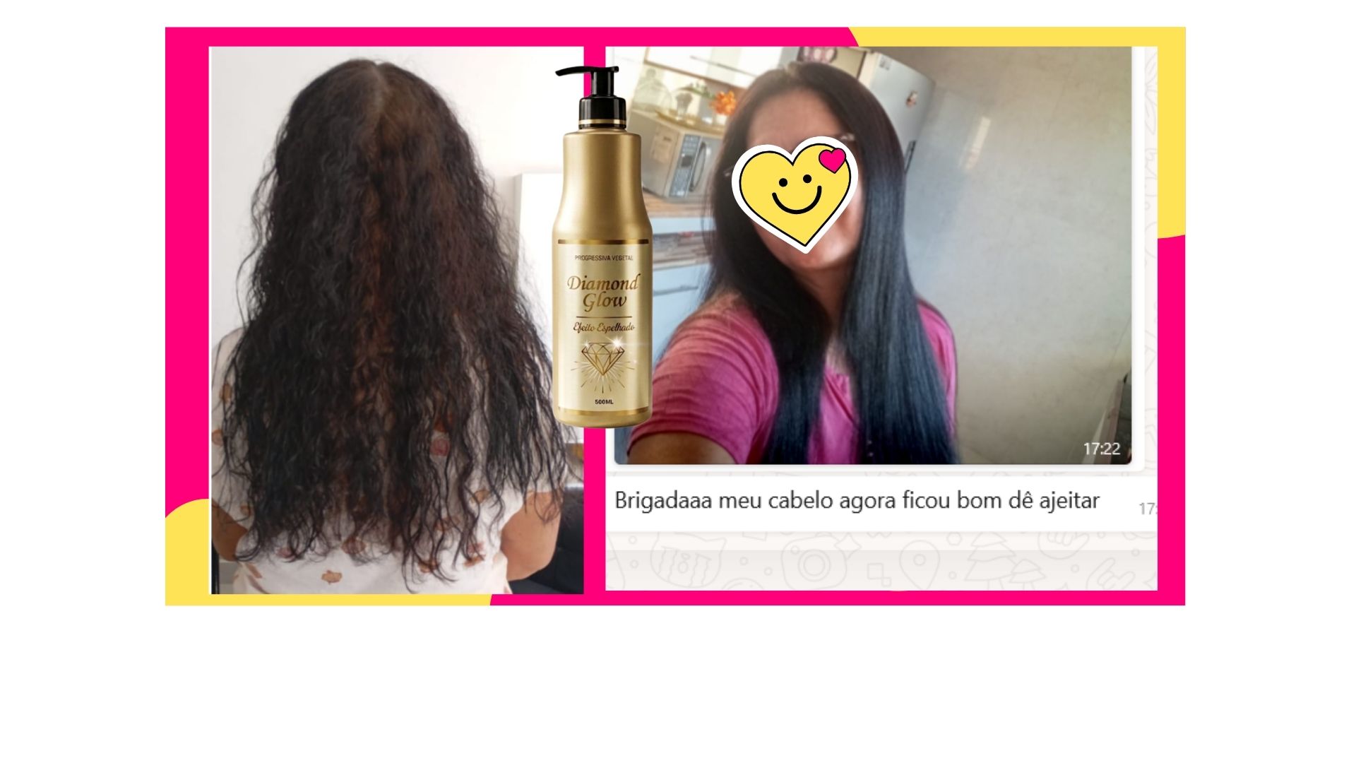 Antes e depois de cliente